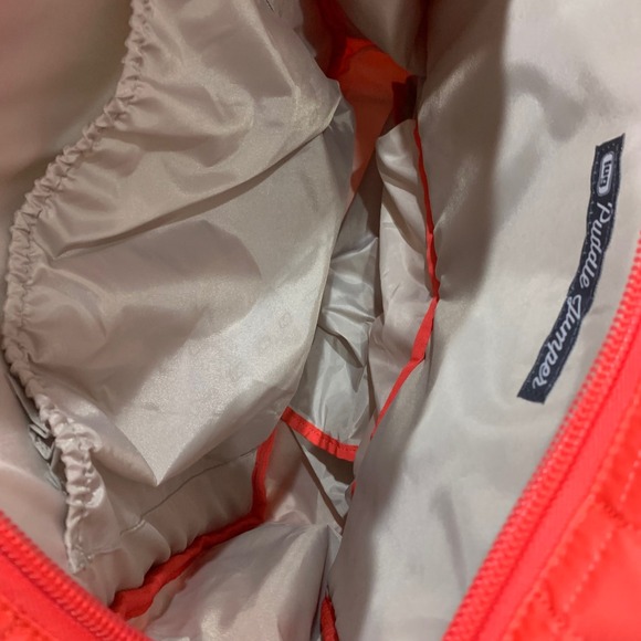 Lug Puddle Jumper Sunset Orange Quilted Overnight Travel Tote Bag Crossbody - Picture 4 of 7